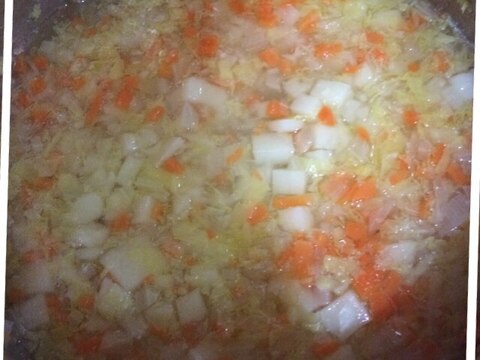 離乳食☻野菜スープ